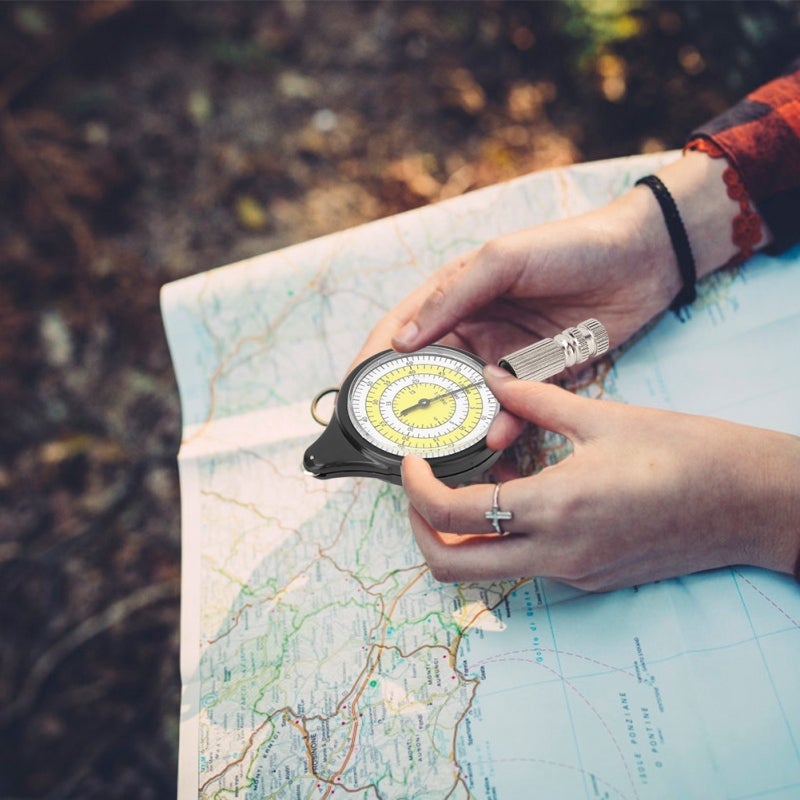 Mini Map Measurer: Lightweight Portable Mini Metal Handle - Durable Wear-Resistant Rainproof Quality Metal Plastic Shell Map Distance Calculator for Outdoor Camping Hiking Cycling Hunting Enthusiasts - Image 5