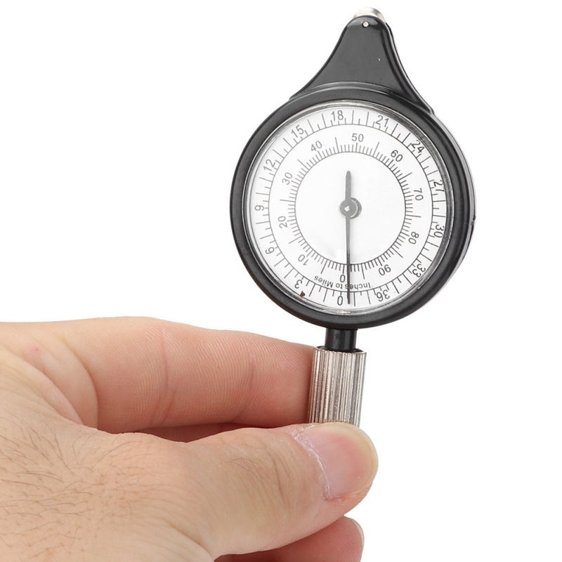 Mini Map Measurer: Lightweight Portable Mini Metal Handle - Durable Wear-Resistant Rainproof Quality Metal Plastic Shell Map Distance Calculator for Outdoor Camping Hiking Cycling Hunting Enthusiasts - Image 2