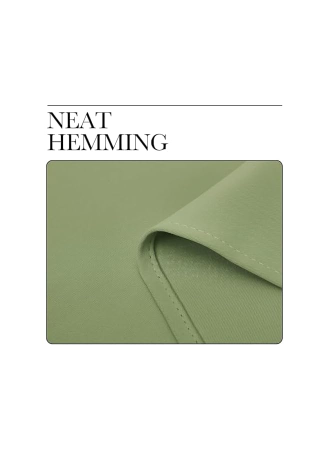 The Bros ستارة تعتيم - 2 لوحة معزولة حرارياً مع حلقات لتقليل الضوضاء، ستائر تعتيم للغرفة للنوم، غرفة المعيشة (100 * 250 سم) - Image 4