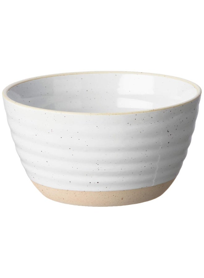 Certified International Artisan 16 piece Dinnerware Set Set of 4 Off White Tan - Image 4