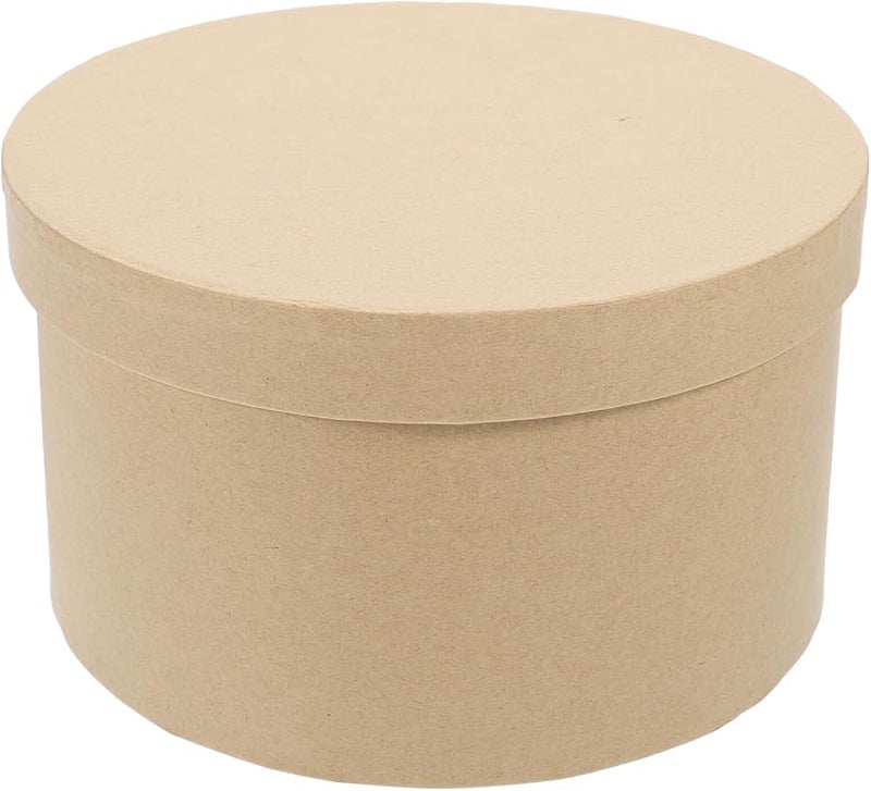 غطية صندوق لب الورق المقوى الشكل الدائري لتغليف الحلويات وحفلات المعالجة وتخزين المجوهرات - Image 2