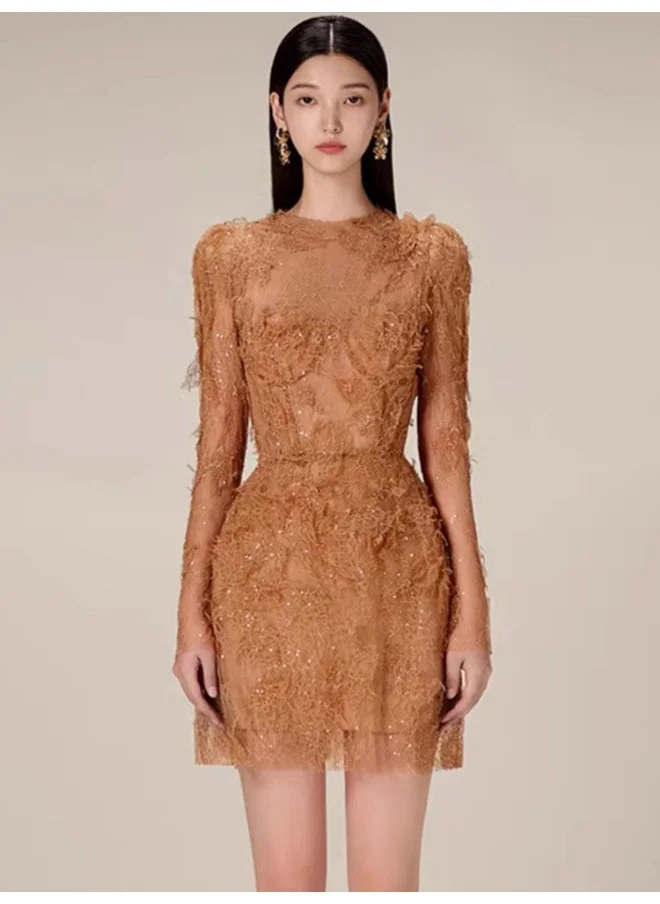 Madam Uniq Unique Design Heavy-Duty Lace Dress