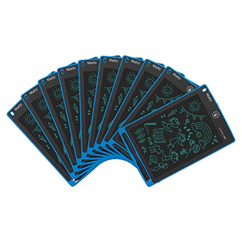 mafiti 10 Pack LCD Writing Tablet 8.5 Inch Electronic Drawing Pads for Kids Portable Ewriter Doodle Board Blue - Image 1