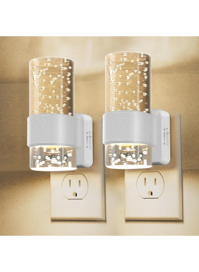 ضوء الليل ، LED LED LIGHT LIGHT تم إدخاله في الجدار ، ضوء ليلي قابل للتعديل من قطعتين ، سطوع قابل للتعديل من 0 إلى 100 ريل - Image 1