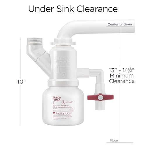 Practicon 7078726 GT-43 Gleco Sediment Trap System, Shape,, () - Image 2
