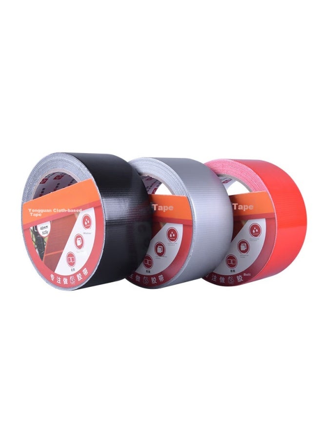 يونج جوان Yongguan شريط قماشي ثقيل، فضي رمادي، 48mm*15y (13.7 متر)، 1 لفة، مقاوم للبلى، مقاوم للماء، سهل التمزق باليد، تثبيت السجاد، إغلاق الأنابيب، منع دخول الهواء من النوافذ، شريط مقاوم للرياح - Image 5