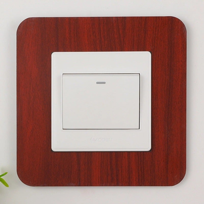 Switch Sticker Decorative Protective Cover New Style Light Luxury Modern Simple Solid Color Acrylic Aluminum Plate Socket Frame Cover For Daifa - Image 1
