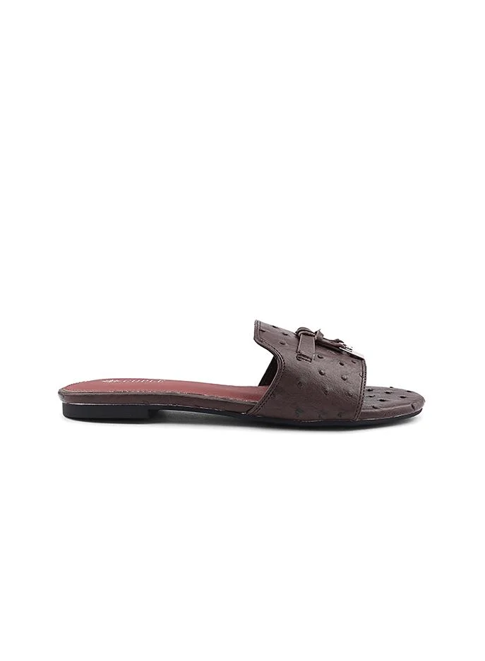 كابلي Cuple Textured Slip-On Flat Slides