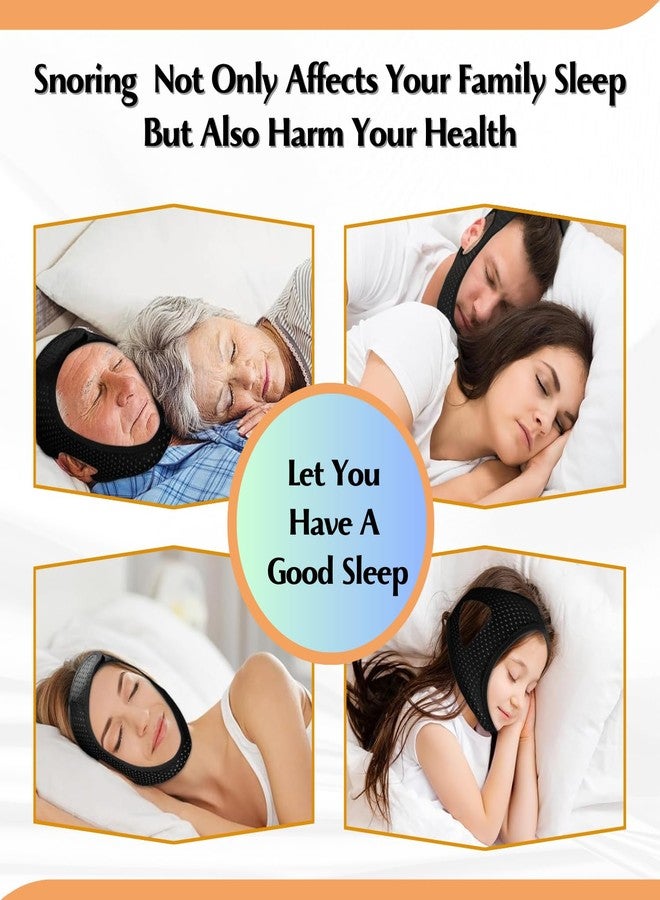 BERYNA Adjustable Chin Strap for Snoring Relief, Anti-Snoring Chin Strap for Men and Women, Breathable and Skin-Friendly, Comfortable Chin Strap to Improve Sleep Quality and Reduce Snoring - Image 4