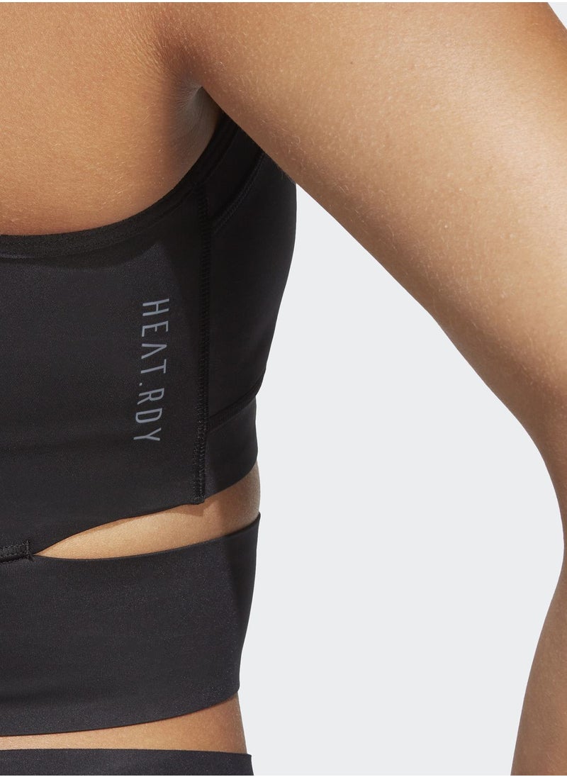 Adidas - Tailored Hiit Heat Ready Cropped Tank - Image 1