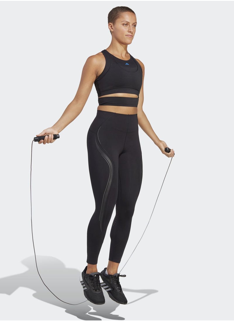 Adidas - Tailored Hiit Heat Ready Cropped Tank - Image 1