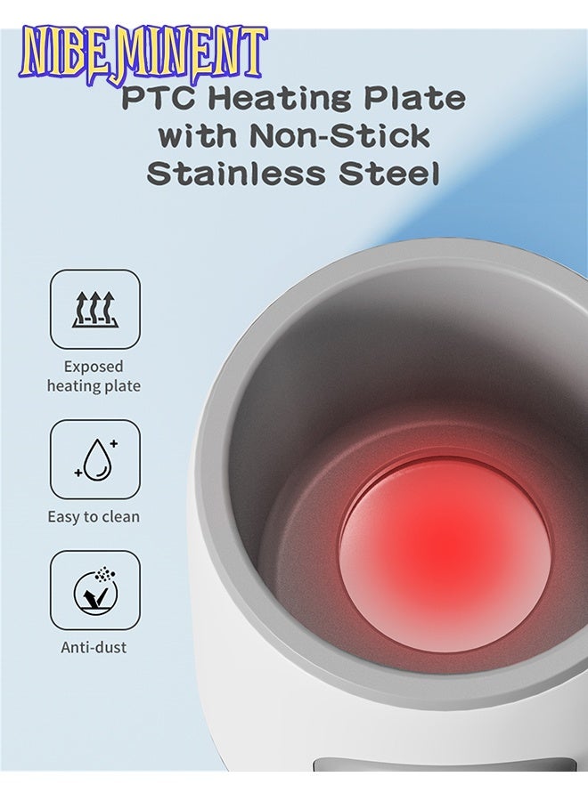 NIBEMINENT سخان زجاجة الرضيع، معقم زجاجات سريع ومتعدد الاستخدامات وسخان طعام مع تحكم ذكي في درجة الحرارة ومؤقت، مناسب لحليب الثدي أو حليب الفورمولا، مع وظائف إذابة الثلج، الحفاظ على الدفء، وسخان طعام الرضيع. - Image 5