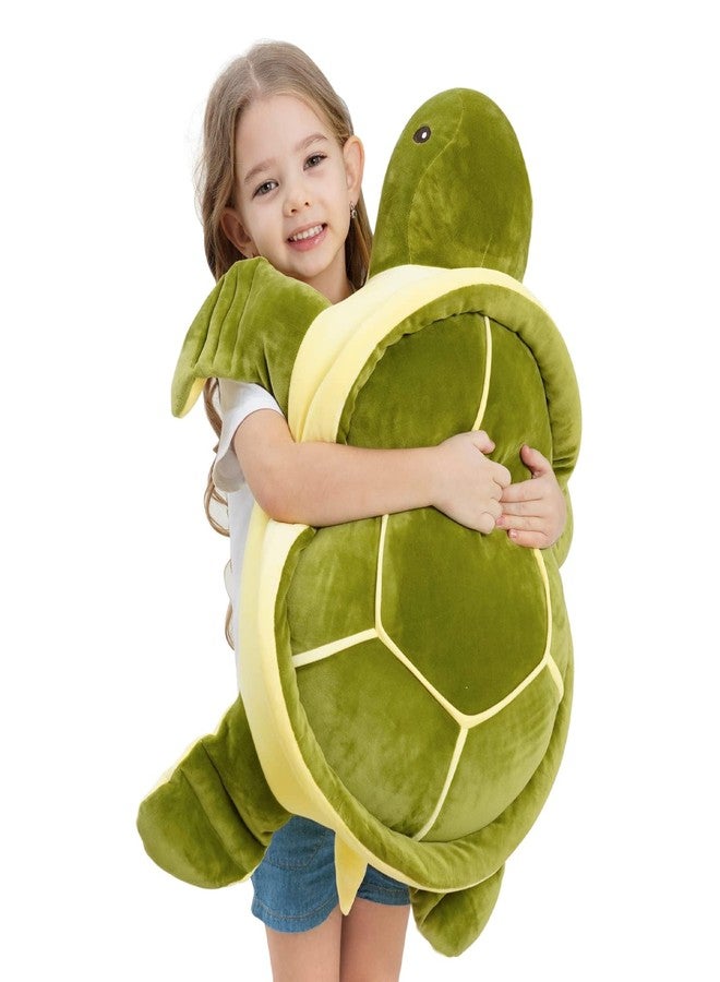 Dalmao 28 Inch Big Sea Turtle Stuffed Animals, Cute Giant Large Jumbo Soft Plush Toys, Ocean Green Turtle Plushie Body Pillow, Gifts for Kid Boys, Girls, Girlfriend, Birthday - Image 1