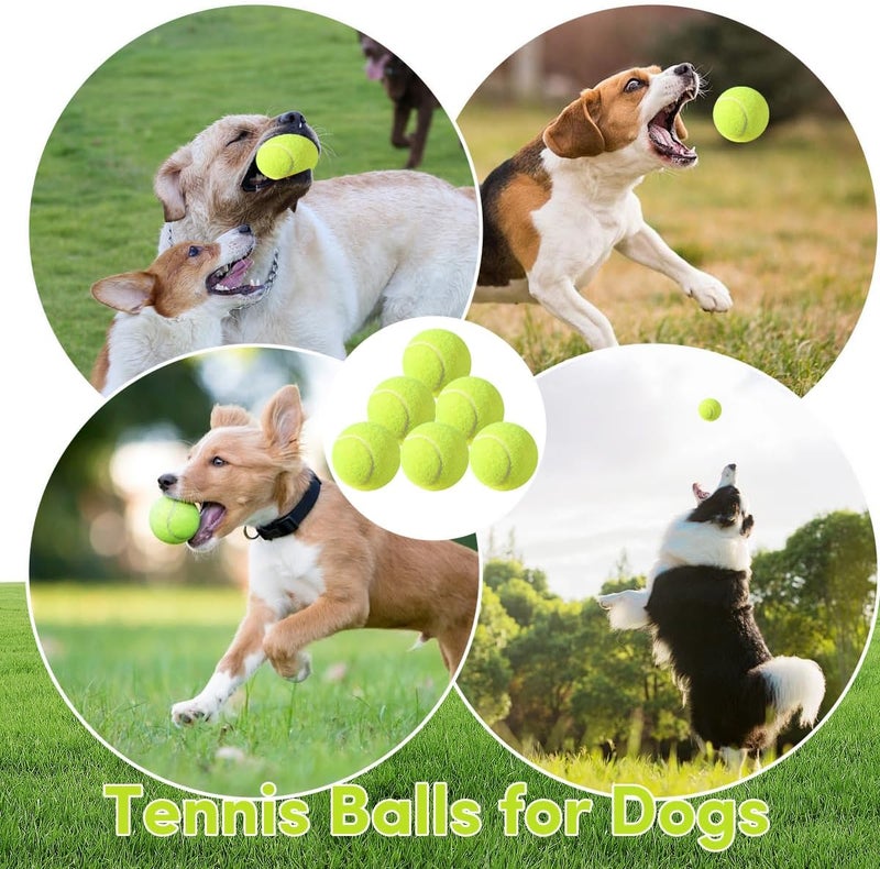ZIYIZE Mini Tennis Balls, 15 Pack 2 inch Dog Tennis Balls, Easy Catching Pet Playing Ball for 2 inch Dog Ball Launcher - Image 5