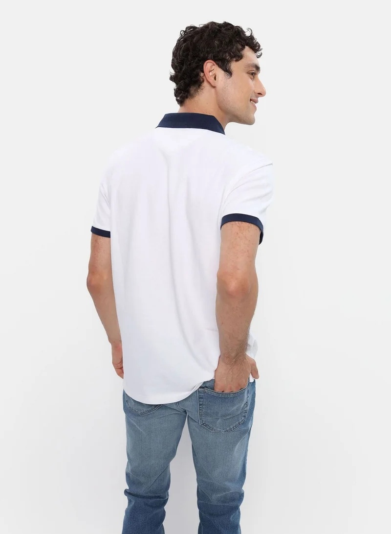 امريكان ايجل Logo Pique Polo