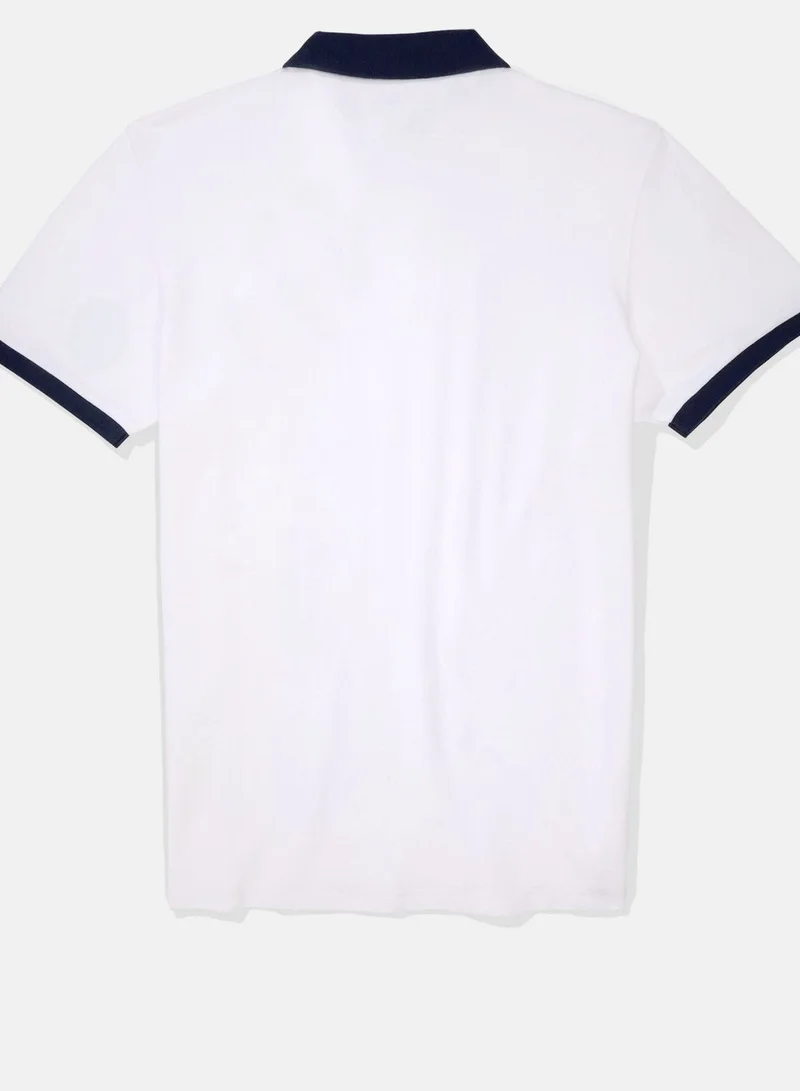 امريكان ايجل Logo Pique Polo
