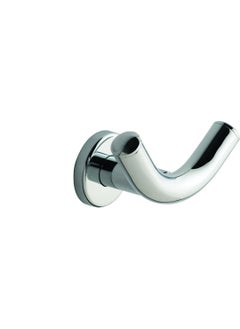Nofer Nofer 16360.B SIENA series double robe hook in chrome plated brass.  - Image 2