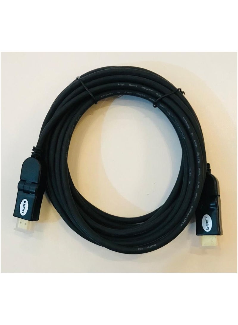 L-com كابل HDMI مع موصل دوار، HDMI ذكر / HDMI ذكر 4.0 م - Image 2