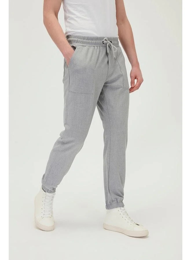 Bad Bear Dublin Pants Gray Melange Men's Tracksuit Bottom.