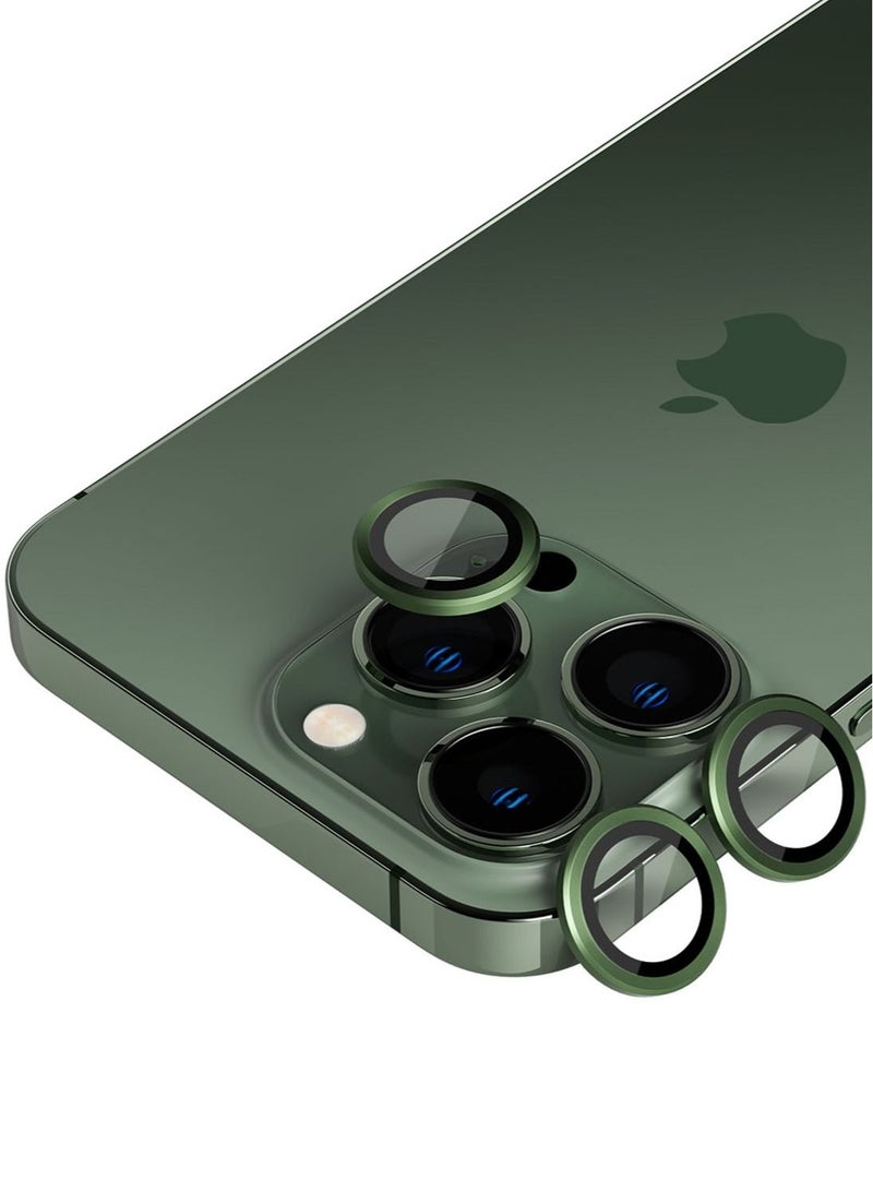 Supreme AR Defender for iPhone 13 PRO and iPhone 13 Pro MAX Camera Lens Protector 3 Lens - Green