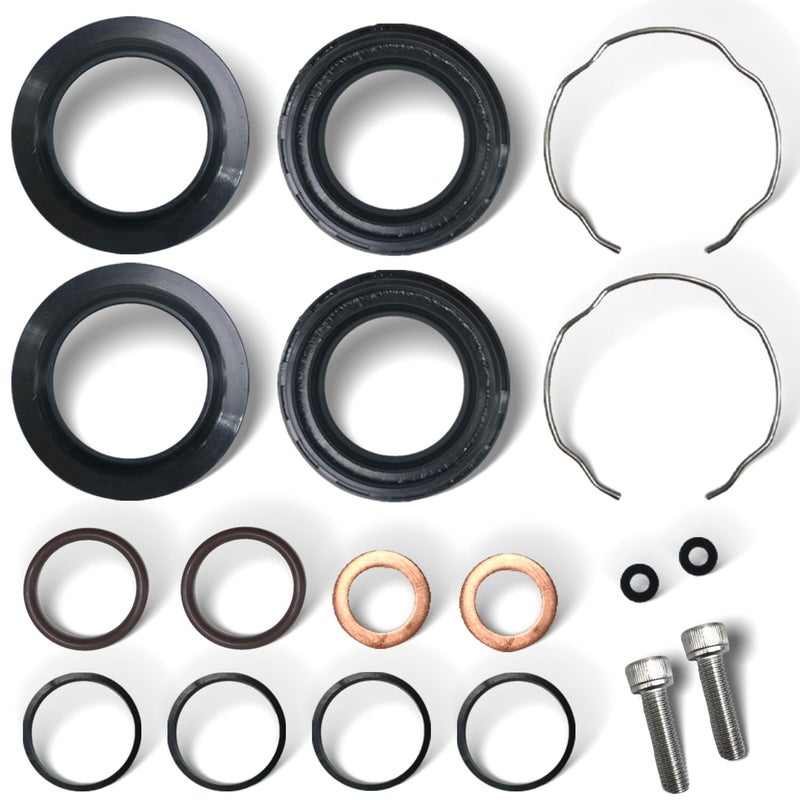 BIGLKNM 39mm Fork Seals Rebuild Kit Compatible for Harley Fork Seals Sportsters 19882015  Dyna FXD 19912005 with 39mm Forks OEM495607