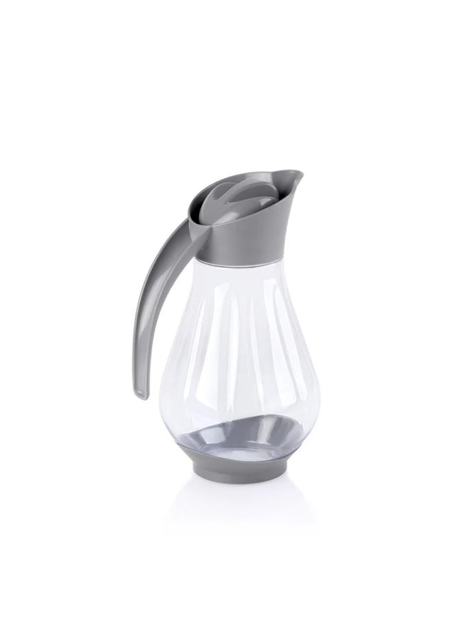 Multi-Purpose Water Jug with Ergonomic Handle, Durable Food-Grade Plastic Pitcher, Large Capacity Beverage Container for Water, Juice, Iced , Lemonade and Cold Drinks, Easy-Pour Design for Home, Office