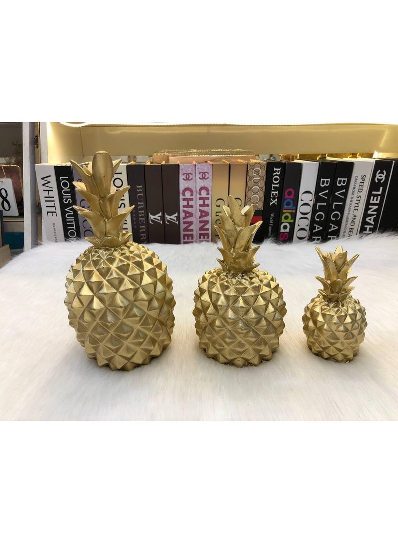 ناما طقم اناناس ديكور للبيت 3 قطع - Image 2