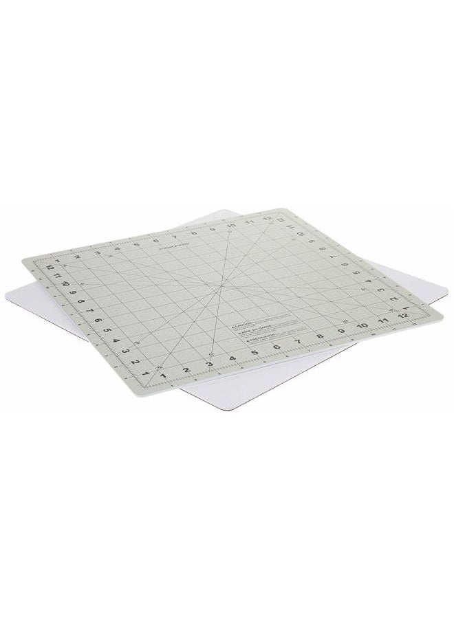 Fiskars Rotating Cutting Mat - 14" x 14" Grid to Cut Fabric Squares Easily - Perfect for Quilting, Sewing and Craft Projects - Self-Healing Mat - Gray - Image 3