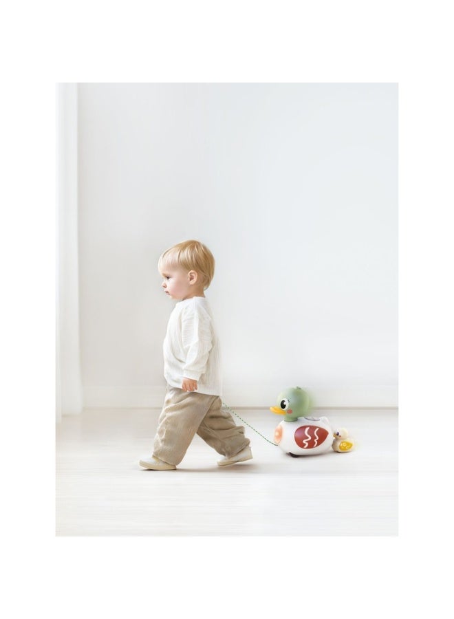 Hola Pull-Along Duck Family Toy for Babies – Interactive Mother & Baby Ducks with Music, Lights, Waddling Movement, Crawling & Walking Development, 20+ Songs & Sounds - Image 4