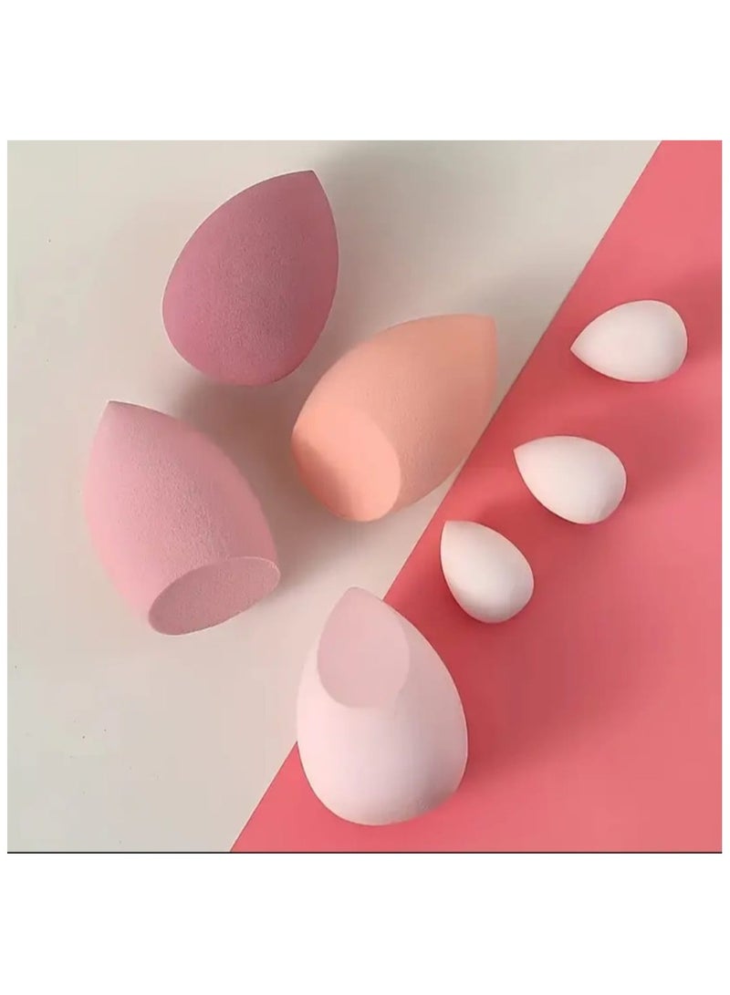 BOLREUS 7 Pcs Makeup Sponge Beauty Blender Set with Storage Box, Soft Wet and Dry Use Blender Sponge For Liquid Cream and Powder - Image 2