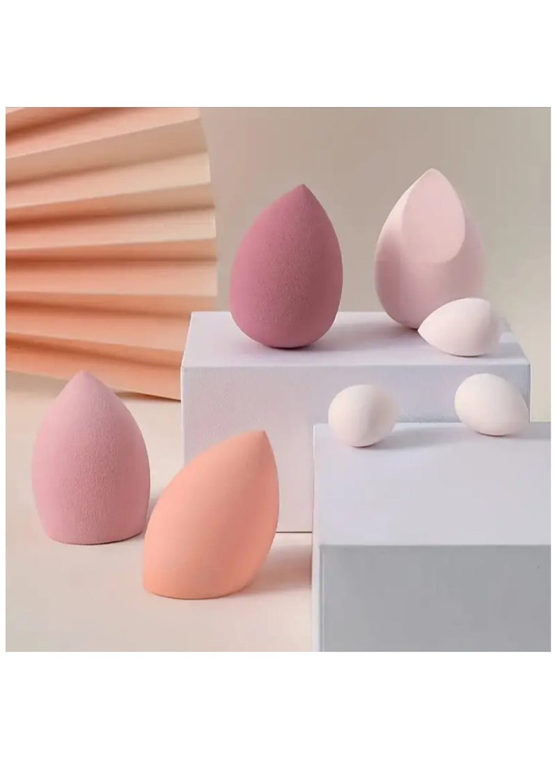 BOLREUS 7 Pcs Makeup Sponge Beauty Blender Set with Storage Box, Soft Wet and Dry Use Blender Sponge For Liquid Cream and Powder - Image 4