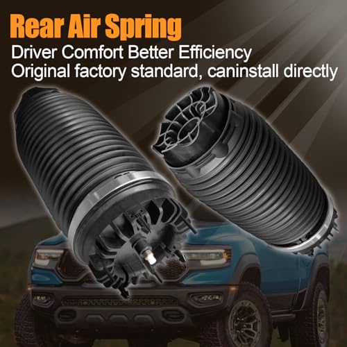 LUFT MEISTAR 68260938AA 2PCS Rear Left and Right Air Bag Suspension Springs Compatible with Dodge Ram 1500 3.6L 5.7L 2019-2024 - Image 3