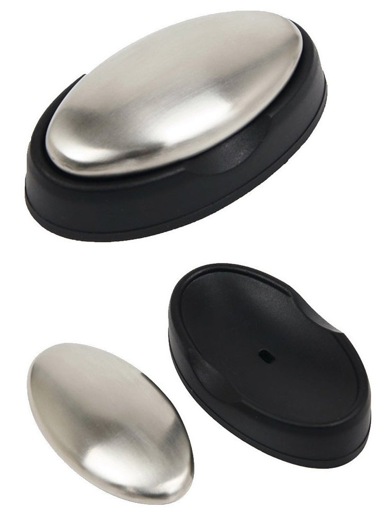Generic - 1PCS Stainless Steel Soap Odor Remover Bar Deodorant Metal Soap - Image 1