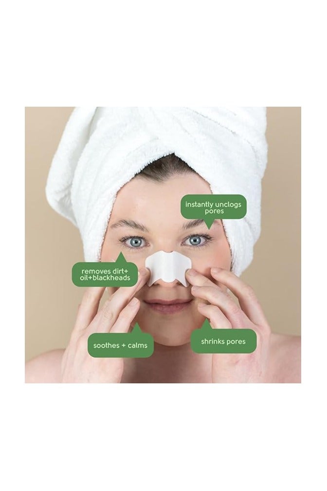 facefacts Pretty Nose Pore Deep Cleansing Tea Tree Strip 1 x 6 - Image 2