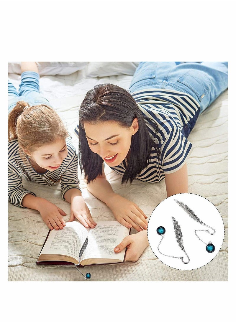 Generic - Retro Metal Feather Bookmarks Twelve Constellations Creative Gifts for Readers Women Friends Teachers Children - Image 1