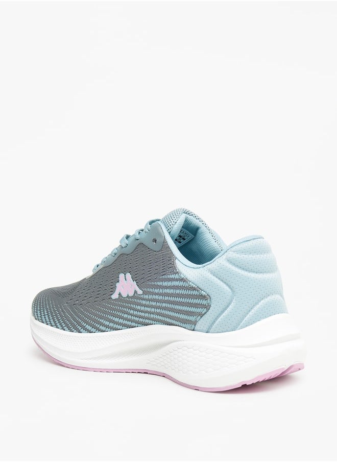 Kappa - Women's Textured Walking Shoes with Lace-Up Closure - Image 1