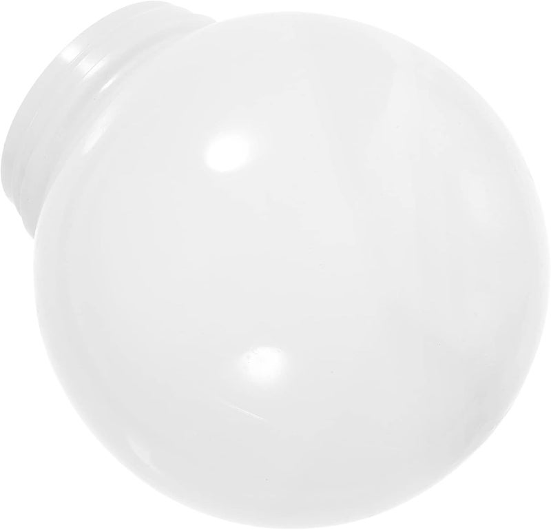 VOSAREA Acrylic Ball Lamp Shade White Ceiling Light Fixture Post Mount Globe Light Cover for Decorative Lighting - Image 1