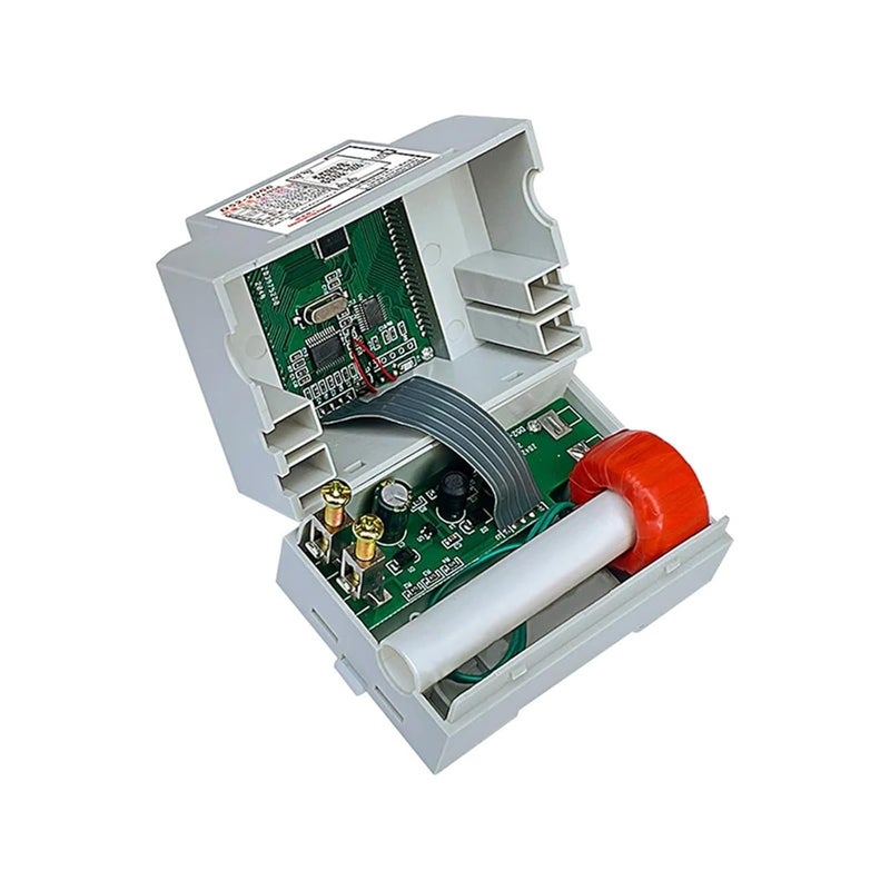 خفيف الوزن وسهل الحمل 6IN1 مراقب جهد التيار المتردد على سكة DIN 110V 220V 380V عداد طاقة كهربائية ذكي أمبير 100A D52-2066 (محول تيار خارجي، 40-300 فولت) جودة مطورة للعمر - Image 4