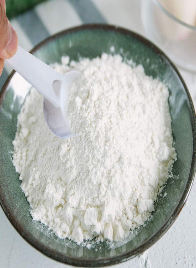 هيموتون ١٠٠ قطعة من ملاعق قياس القهوة البلاستيكية البيضاء ذات المقابض الطويلة لقياس القهوة والحبوب والبروتين وغيرها من المواد الجافة، سعة ١٥ مل - Image 4