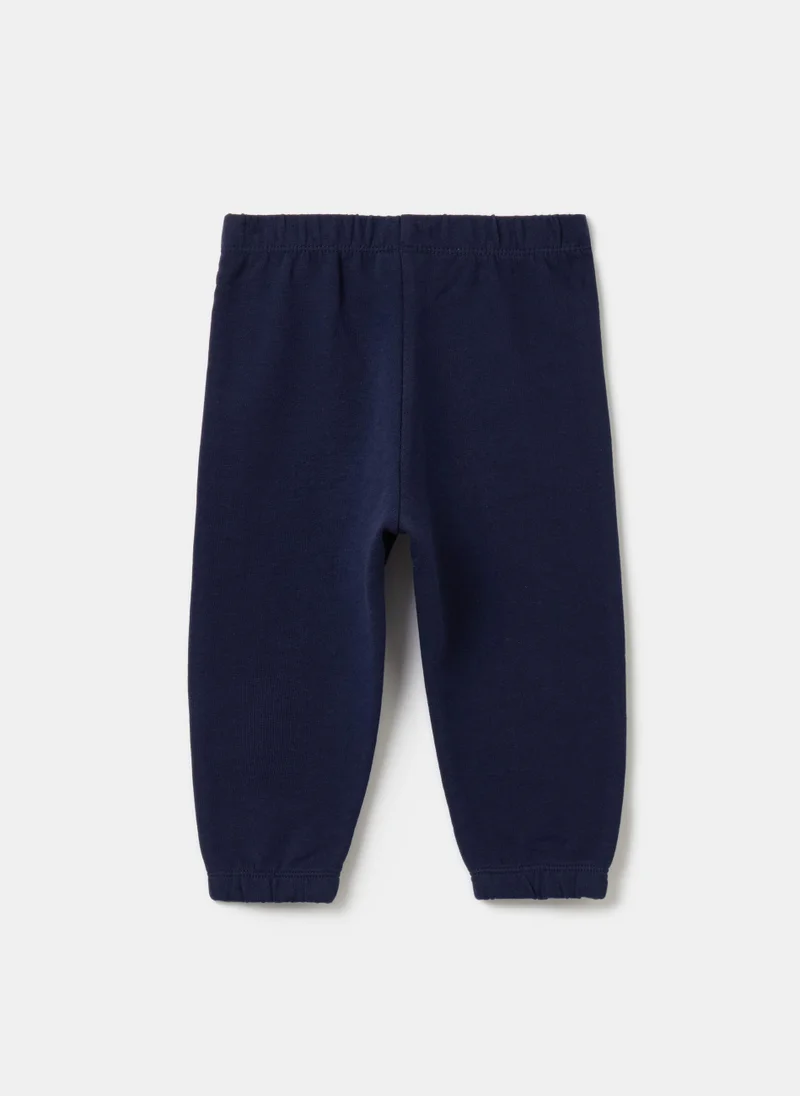 Ovs Solid colour plush joggers