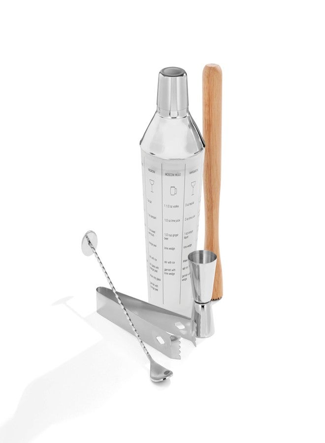 Cambridge E9270GS1CBBM 5-Piece Mixology Shaker Tool Set - Image 3