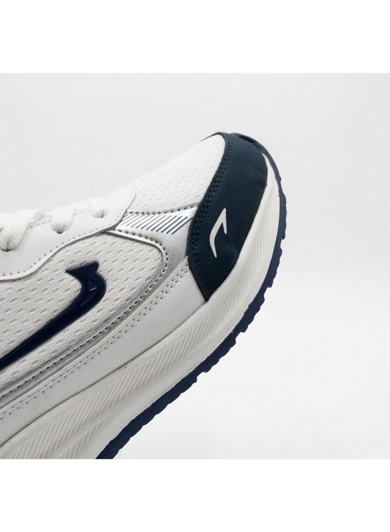 ORDER RunEgle Men’s Performance Running Shoes -(SJ-201) White/Blue - Lightweight Synthetic Upper - Image 5