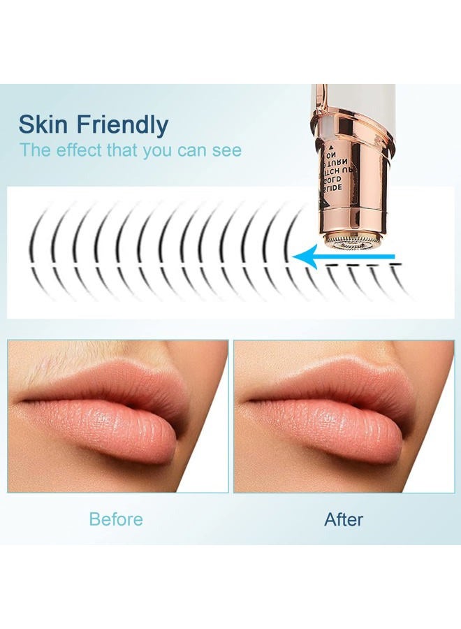 innobeaut Facial Hair Remover Replacement Heads Generation 2 for Flawless Finishing Touch Hair Removal Tool for Women,As Seen On TV 18K Gold-Plated Gen 2 Double Haolo 6 Count - Image 3