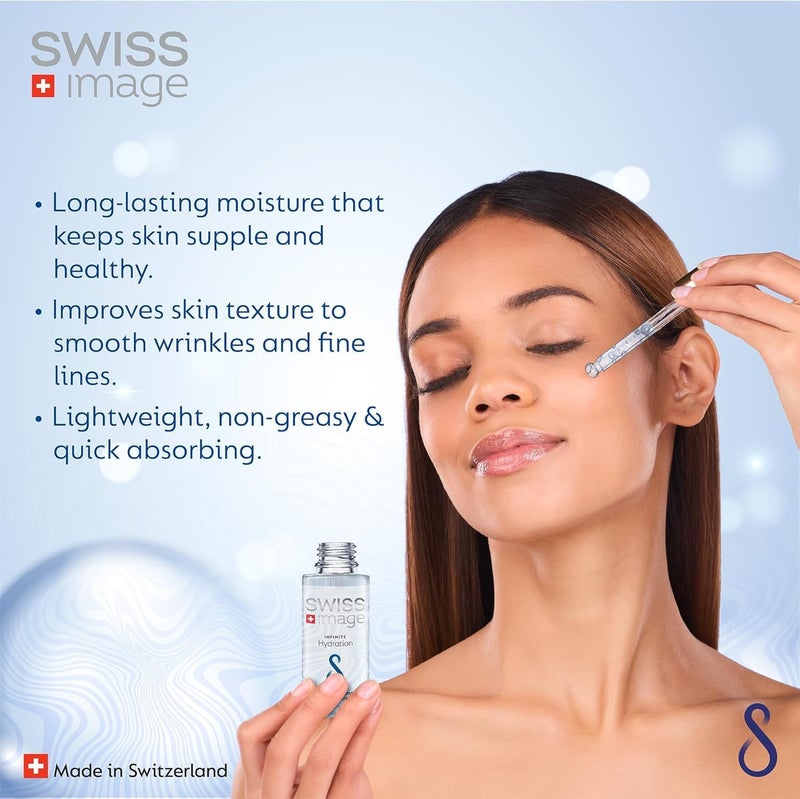Swiss Image Infinite Hydration Face Serum 30 ml - Hyaluronic Acid & Panthenol for Deep Hydration and Anti-Aging - Image 5