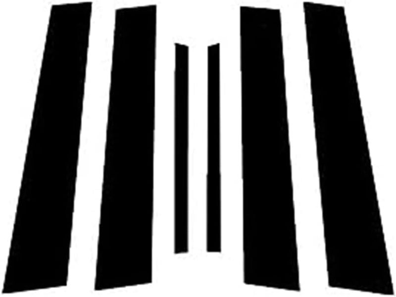 Wivplex Glossy Black Window Trim for Nissan Altima 2019-2021 - Image 1