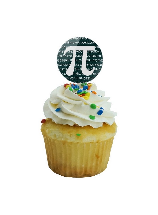 GRAPHICS & MORE Pi Math Geek Nerd 3.14 Cupcake Picks Toppers Decoration Set of 6 - Image 5