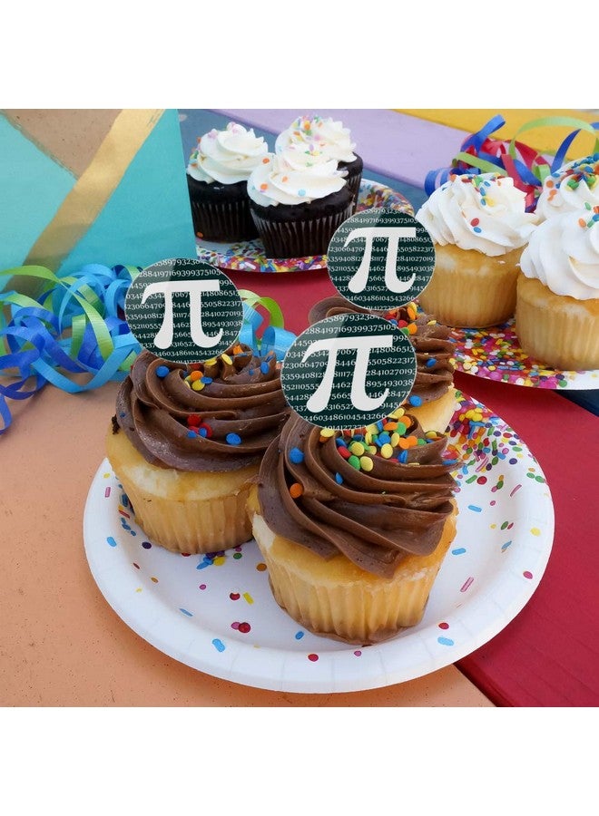 GRAPHICS & MORE Pi Math Geek Nerd 3.14 Cupcake Picks Toppers Decoration Set of 6 - Image 4