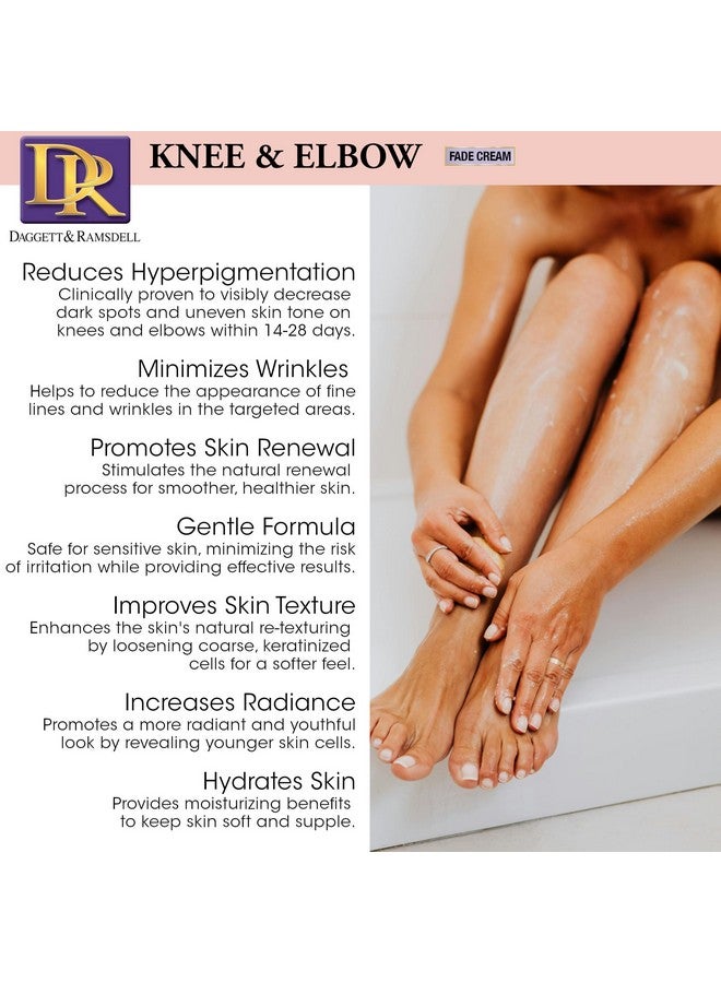 Daggett & Ramsdell Knee and Elbow Fade Cream with Oligopeptide 2% 4 oz. - Hyperpigmentation and Wrinkle Treatment, Safe for Sensitive Skin - Image 4