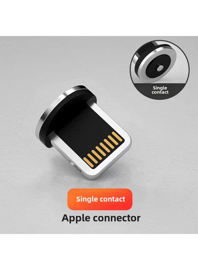 Single Contact  Strong Magnetic Suction Head Car Wireless Charging Bracket Mobile Phone Special Transfer-Color:Double Sided Apple  - Image 1