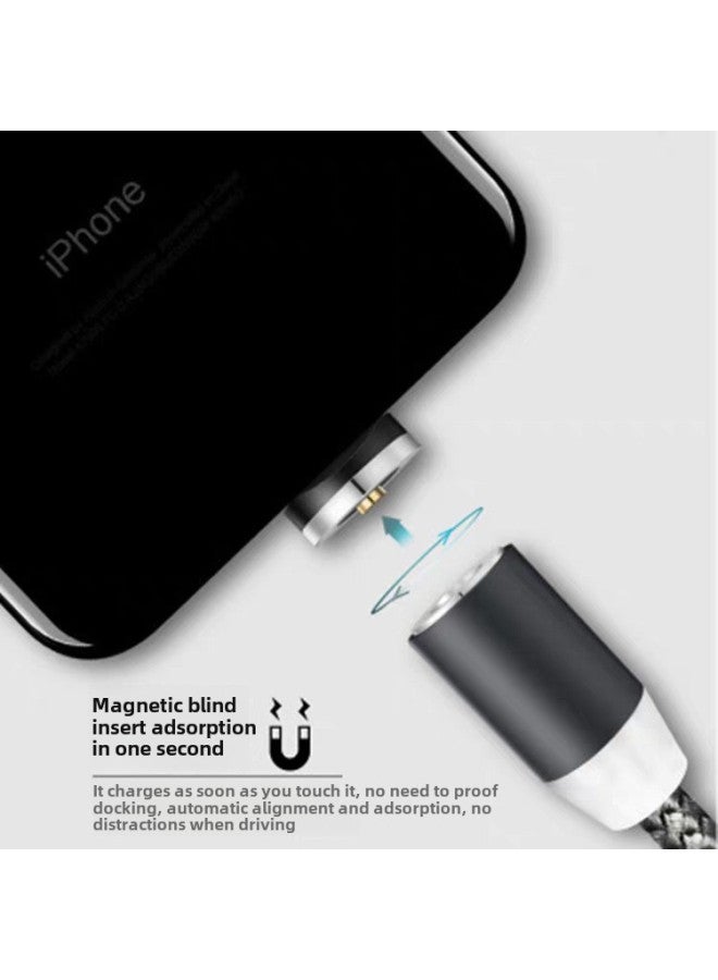 Single Contact  Strong Magnetic Suction Head Car Wireless Charging Bracket Mobile Phone Special Transfer-Color:Double Sided Apple  - Image 4